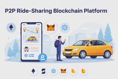 P2P Ride-Sharing Blockchain Platform